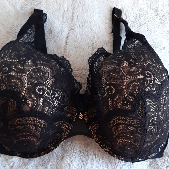 ThirdLove 24/7 Lace Contour Plunge Bra 38G - Picture 1 of 7